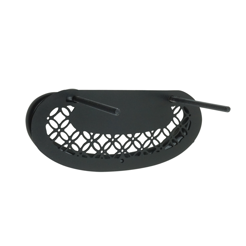 Shippo Brass Handle with Backplate | Center to Center 2 1/16" (52mm)