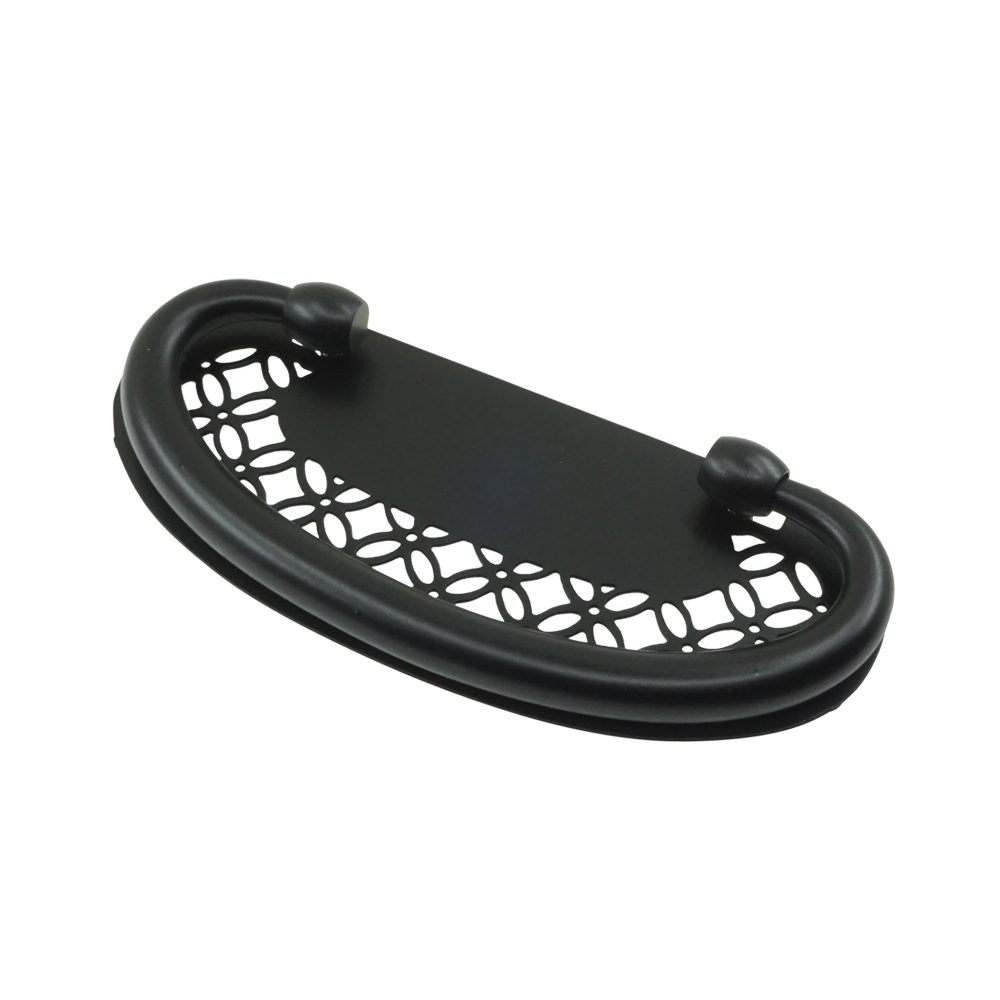 Shippo Brass Handle with Backplate | Center to Center 2 1/16" (52mm)