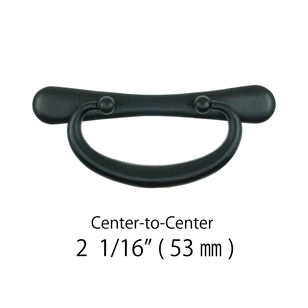 Momoyama Basic Handle  |  Center to Center   1  9/16”  ( 40mm ) -  2 1/16"  ( 53mm )