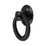 Textured Ring Pull with Backplate  |  Ring Diameter  1  5/16" ( 34mm )-  1 3/4" ( 45mm )