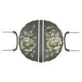 Sagami Peony Decorative Plate with Grip Handles | Height 7 1/2" ( 190mm )