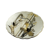 Washi Shikunshi Decorative Plate with Grip Handles | Height 7 1/2" ( 190mm )