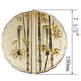 Bamboo Decorative Plate with Grip Handles