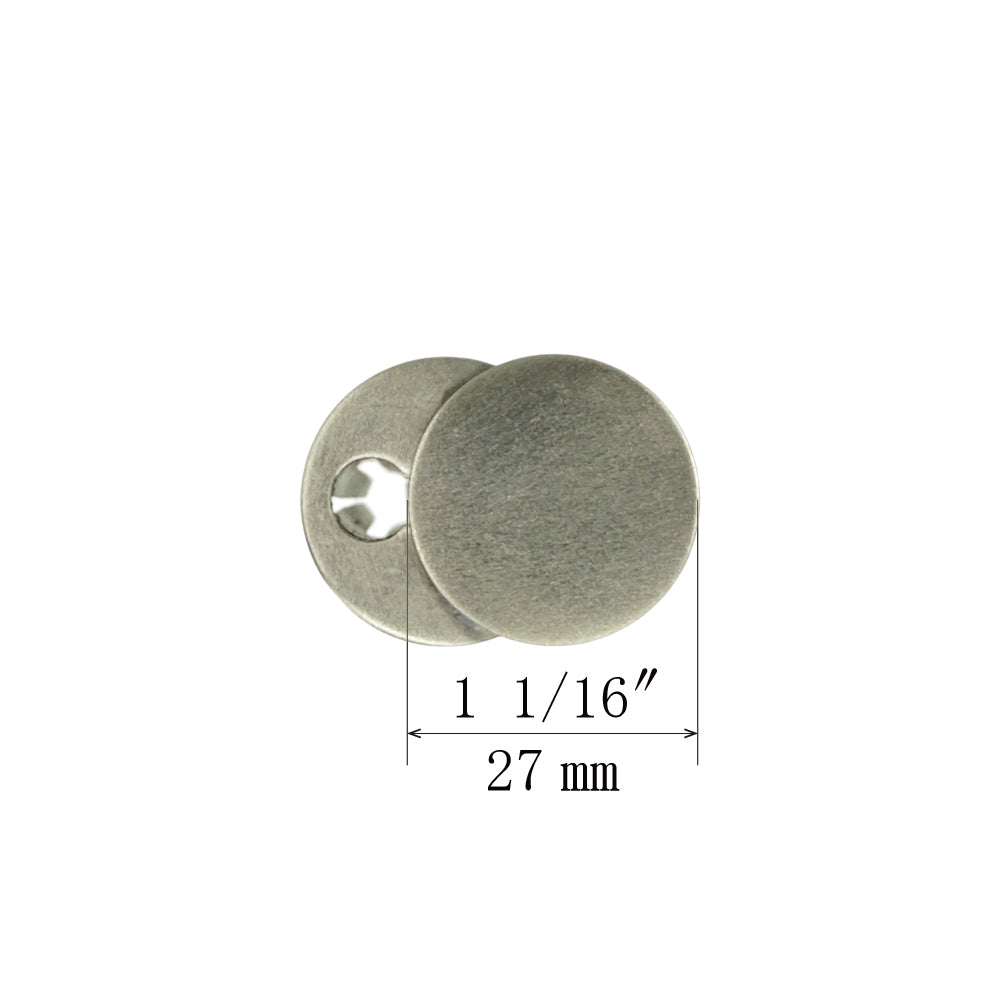 Hikiake Sliding Keyhole Cover Plate (Escutcheon) | Length 1" ( 25mm )