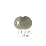 Hikiake Sliding Keyhole Cover Plate (Escutcheon) | Length 1" ( 25mm )