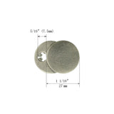Hikiake Sliding Keyhole Cover Plate (Escutcheon) | Length 1" ( 25mm )