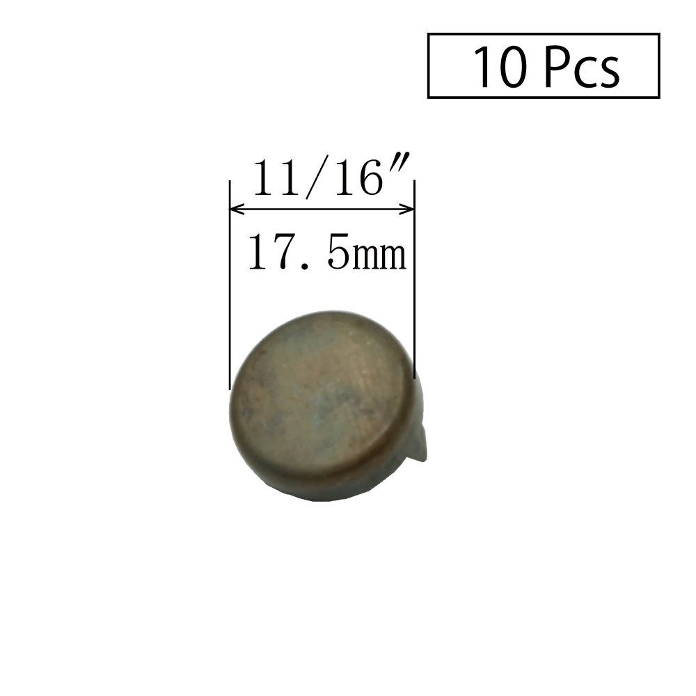 Steel Nut Caps (Pack of 10)