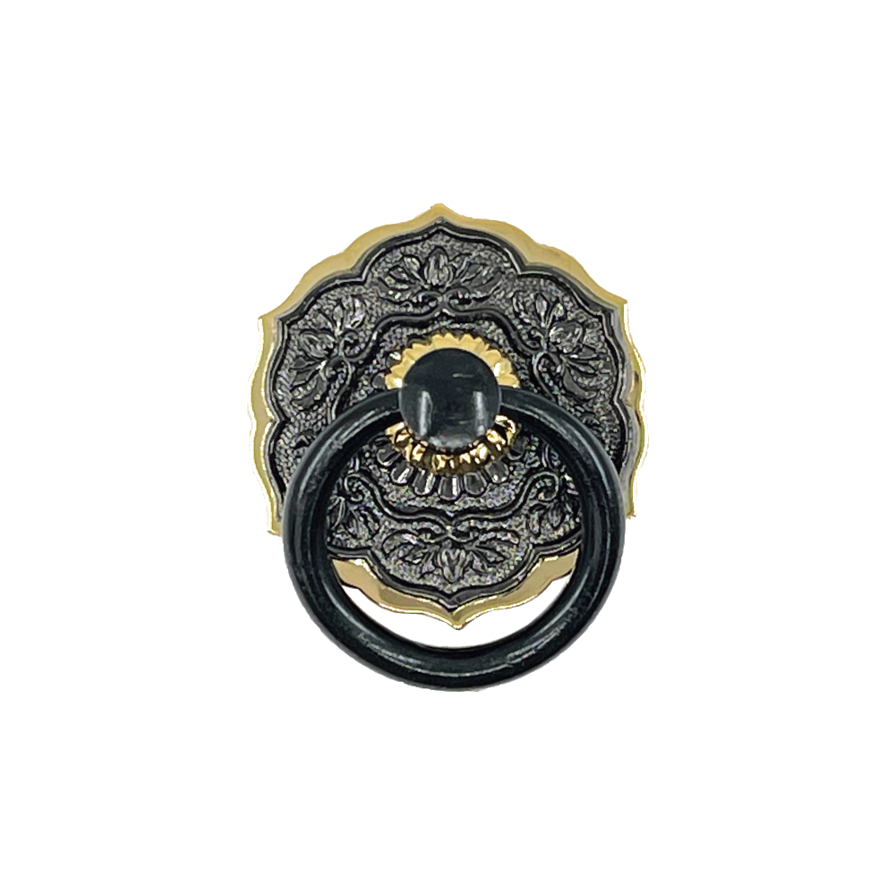Divine Carving Ring Pull  l  Ring Diameter 1 9/16" (40mm)