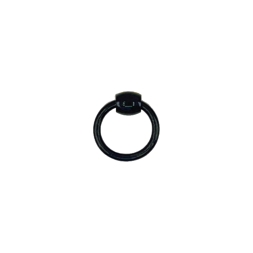 Black Taiko Ring Pull l Ring Diameter 3/4" (19mm)