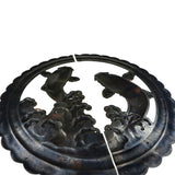 Handcrafted Koi Decorative Plate with Drop Pulls | Diameter 8 1/4" (210mm) or 10 1/4" (260mm)