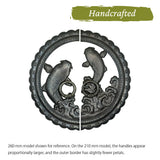 Handcrafted Koi Decorative Plate with Ring Pulls | Diameter 8 1/4" (210mm) or 10 1/4" (260mm)