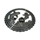 Handcrafted Koi Decorative Plate with Ring Pulls | Diameter 8 1/4" (210mm) or 10 1/4" (260mm)