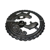 Handcrafted Koi Decorative Plate with Ring Pulls | Diameter 8 1/4" (210mm) or 10 1/4" (260mm)
