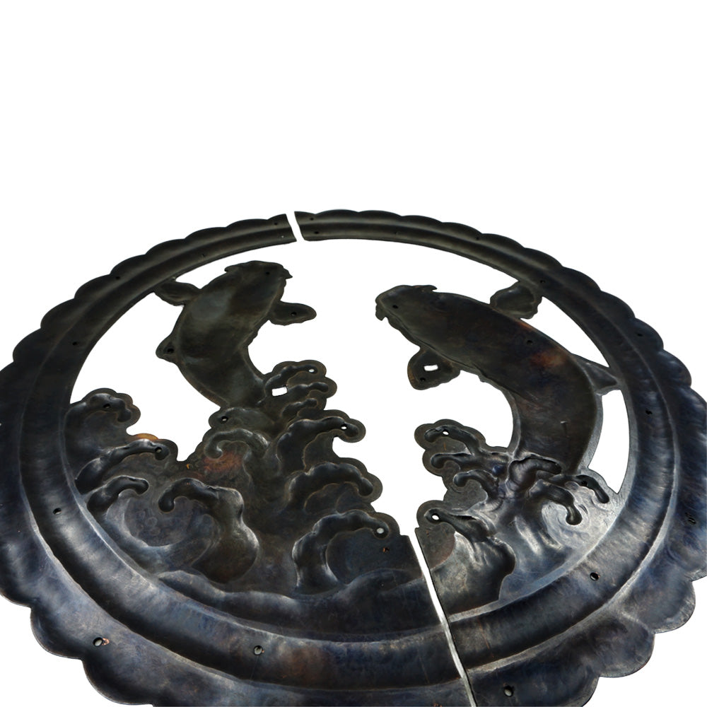 Handcrafted Koi Decorative Plate with Ring Pulls | Diameter 8 1/4" (210mm) or 10 1/4" (260mm)