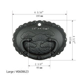 Pine & Plum Ornamental Key Plate with Handle