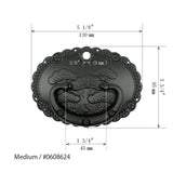 Pine & Plum Ornamental Key Plate with Handle