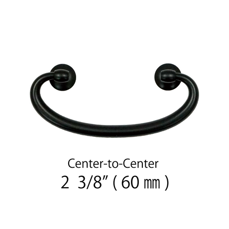 Maruza Basic Handle  |  Center to Center   1  1/4”  ( 32mm ) -  2 3/8"  ( 60mm )